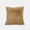 Nordic Simple Solid Color Rabbit Fur Plush Pillow Home Bedroom Pillowcase - Khaki
