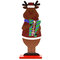 1Pcs DIY Wood Crafts Christmas Snowman Elk Christmas Ornaments Decoration Santa Claus Wooden Embellishment Table Decorations - #3
