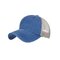Men Adjustable Embroidery Mesh Cotton Hat Outdoor Sports Climbing Sunshade Baseball Cap - Blue
