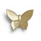 4 Colors 3D Resin Butterfly for Wall Poster HOME Decoration TV Back ground Wall Decoration Resin Artware Stickers - Gold