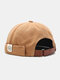 Унисекс, хлопок, однотонная, с буквами Палка, модная уличная трендовая шапка без полей, кепка Landlord Череп, кепка - Хаки