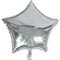 Star Foil Helium Balloons Wedding Birthday Party Supplies Decors - Silver