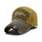 Men Washed Demin Baseball Cap Outdoor Sunshade Adjustable Hats - #07