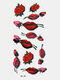 40 pièces 3D stéréo étanche tatouages autocollants Scorpion fleur transfert d'eau autocollants de tatouage - NO.
