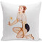 1 PC Retro Poster Girl Pillowcase Super Soft Plush Throw Pillow Cover Cushion Cover Homeware - #3