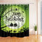180*180cm 4 Kinds of Halloween Pumpkins Theme Fabric Bathroom Shower Curtain Waterproof Curtains - #3