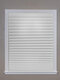 1Pc Pleated Curtain Cordless Light Filtering Pleated Fabric Blind Shade Light Easy To Cut And Install - White