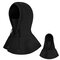 Women Men Warm Face Mask Cap With Earmuffs Hooded Scarf Windproof Neck Warmer Cap With Neck Flap - Black