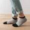 Mens Summer Mesh Toe Socks Breathable Cotton Ankle Socks  - #02