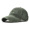 Mens Women Solid Washed Cotton Baseball Cap Funny Hat Sunshade Sport Summer Hats - Dark Green