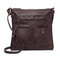Brenice Women Faux Leather Multi-pockets Shoulder Bag Crossbody Bag - Coffee