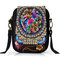 Woman Tribal Retro Shoulder Bag Canvas Chinese Style Phone Bag Little Bag For Woman - Muli-colored