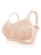 K Cup Wireless Minimizer Seamlessly Adjustable Push-up Bras - Nude