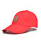 Men Cotton Baseball Cap Sports Golf Snapback Outdoor Sports Sunscreen Hats - Red
