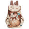 Canvas Casual Cartoon Cat Pattern School Bag Backpack Shoulder Bags Student Bags - 02