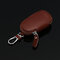 Big Capacity Key Bag Genuine Leather Solid Car Key Case For Men - Brown