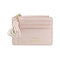 Stylish Casual Card Holder Coins Bag Portable Purse - Pink