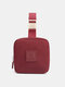 Women Nylon Waist Bag Small Bag Mini Bag Wallet - Wine Red