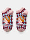 Women Various Cartoon Pattern Lovely Cotton Breathable Socks - Pink Socks Mouth