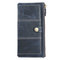 Genuine Leather Bifold Wallet Casual Vintage 10 Card Slots Card Pack Purse For Men - Blue
