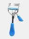 Stainless Steel And Plastic Wide-angle Comb Eyelash Curler Natural Eyelash Curl Auxiliary Tool - Light Blue