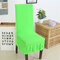 Universal Size Stretch Pleated Chair Covers Skirt Seat Covers for Wedding Banquet Party Hotel Decor - Green