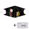 2Pcs PM2.5 Filter Food Mask Pattern Dustproof Mask With Breathing Valve Mask - 01