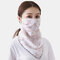 Summer Printing Neck Mask Sunscreen Scarf Outdoor Riding Face Mask Breathable Quick-drying  - 01