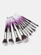 10 Pcs Crystal Makeup Brushes Set Flat Brush Lip Brush Concealer Brush Facial Beauty Tools - #02