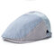 Men Women Cotton Vogue Beret Cap Duck Hat Sunshade Casual Outdoors Peaked Forward Cap - Blue