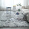 Long Hair Variegated Tie-dye Gradient Carpet Living Room Bedroom Bedside Blanket Coffee Table Cushion Full Carpet Floor Mat - Light Grey