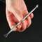 Double Head Nail Remove Stick Stainless Steel Remove Nail Gel Polish Pro Nail Manicure Tool - Silver