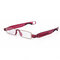 Durable TR90 360 Degree Rotating Reading Glasses Lightweight Silicone Damping Non Slip Reading Glasses - Pink