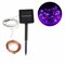 20M 200 LED solare Powered Rame Wire String Fairy Light Christmas Party Home Decor - Viola