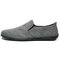 Men Canvas Comfy Soft Sole Slip On Casual Driving Loafers - Grey