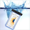 Casual 6inch Waterproof Phone Bag PVC Durble Beach Drift  Waterproof Bag - Blue