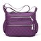 Nylon Women Multi-pocket Casual Shoulder Bags Crossbody Bags - Purple