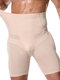 Men Butt Lifting Shapewear High Waist Tummy Control Slimming Boxer Short Detachable Padded Underwear - Skin Color