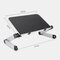 Adjustable Standing Office Desk Laptop Stand Can Be Adjusted By Lifting The Base Plate Stand Small Table - Black