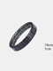 1 Pcs Casual Simple Stainless Steel Alloy  Geometric Stitching Magnetic Health Energy Therapy Bracelet - Black