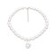 Retro Temperament Irregular Pearl Necklace Metal Pearl Pendant Clavicle Chain - 02