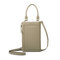 Women Large Capacity Multi-slots Phone Bag Long Wallet Clutch Bag - Grey Brown
