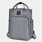 Women Canvas Casual Mummy And Kids  Patchwork Backpack - Grey