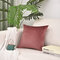 Nordic Solid Color Square Velvet Throw Pillowcase Soft Waist Pillowcases Rectangular Cushion Cover - #8