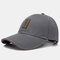 Visor Cotton Baseball Caps Outdoor Adjustable Sports Hat Leisure Baseball Caps - Gray