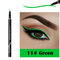 12 Colors Liquid Eyeliner Pen Fluorescence Long-lasting Waterproof Eyeliner Pen Eye Makeup - Green