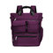 Men Nylon Waterproof Large Capacity Multi-carry Multi-function Business Computer Handbag - Purple