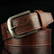 Men Antique Quality Synthetic Leather Belt Alloy Pin Buckle Belt Commerce Leisure Belt - Coffee