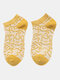 Women Cotton Anti-woven Cartoon Bear Pattern Cute Casual Socks - Ginger