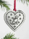 1 PC Alloy Christmas Snowflower Árvore de Natal Decoração do boneco de neve na árvore de Natal Pingente Enfeites - #02
